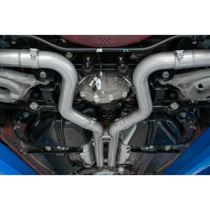 2018 - 2021 Ford Mustang GT 5.0L 3" Cat Back, with Quad 4" Dual Wall Tips, Street Version,
