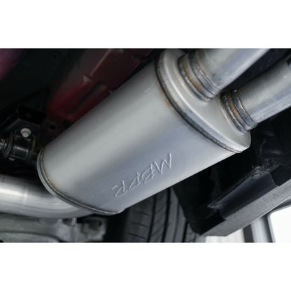 2018 - 2021 Ford Mustang GT 5.0L 3" Cat Back, with Quad 4" Dual Wall Tips, Street Version,